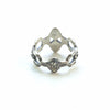 Entablature silver band ring size 7 back