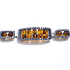 harjo amber bead bracelet front center view