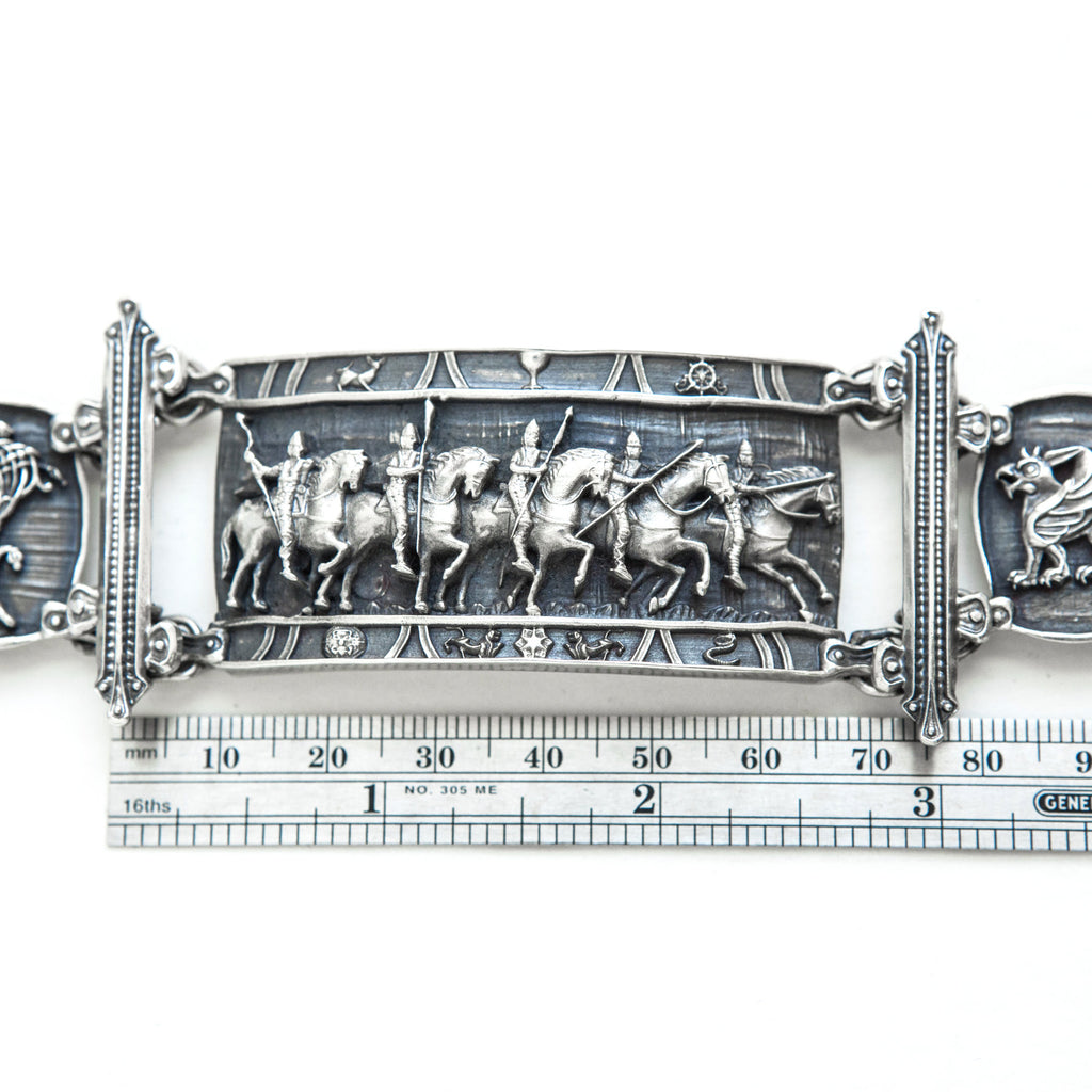 Men's bracelet based on the Bayeux Tapestry-measure