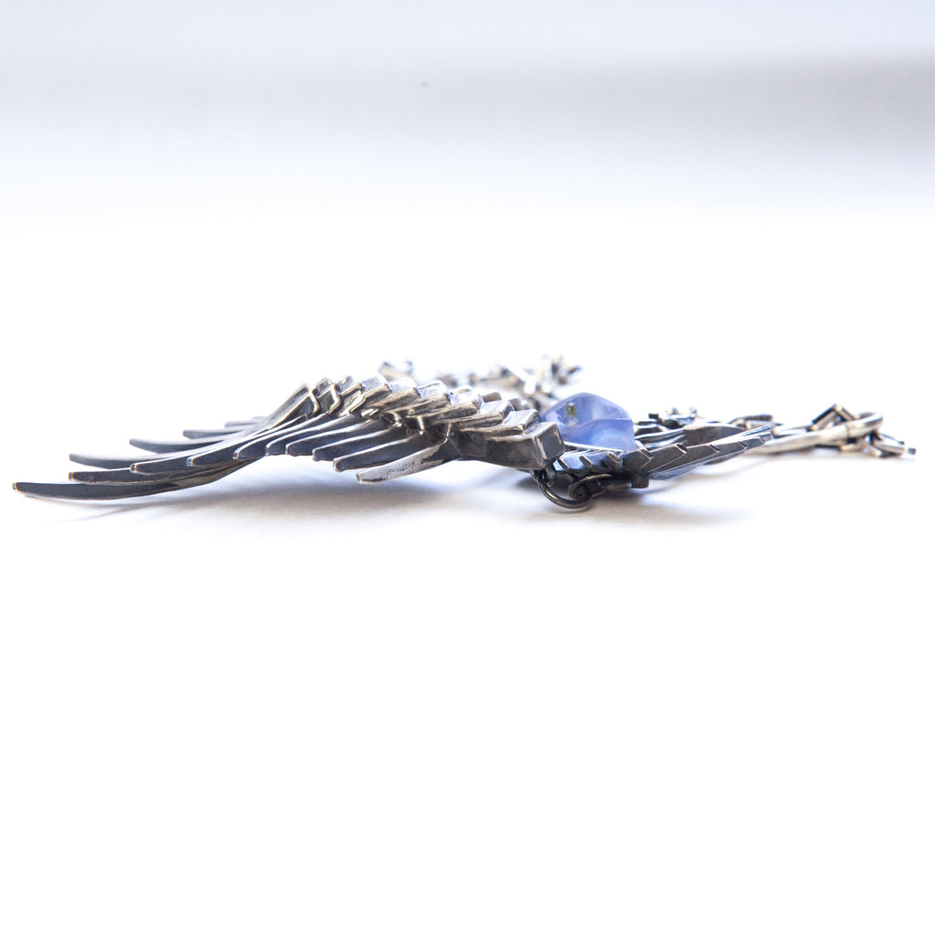 blue-chalcedony-fishbones-silver-pendant-side