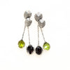 shell-earrings-peridot-purple-garnet-silver-v1