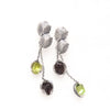 shell-earrings-peridot-purple-garnet-silver-v2