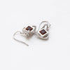 square over triangle citrine earrings french wire-side